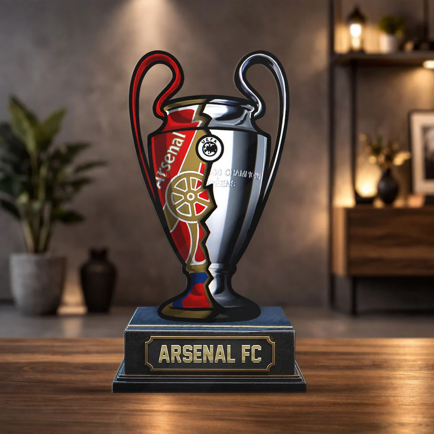 ARS F.C. Custom Shape Acrylic Plaque 1405 DatND DVT