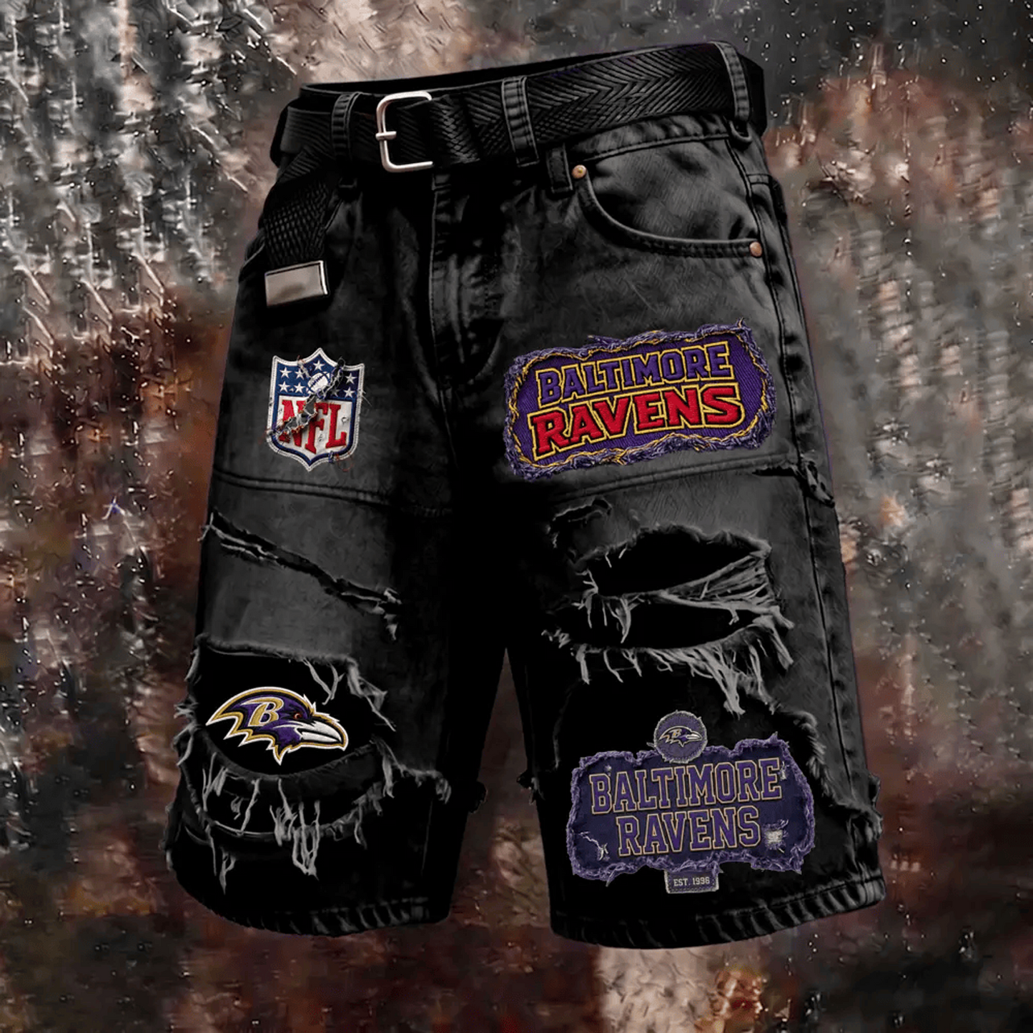 BAL x NFL New Cargo Shorts V1 DATND TANTD 080626