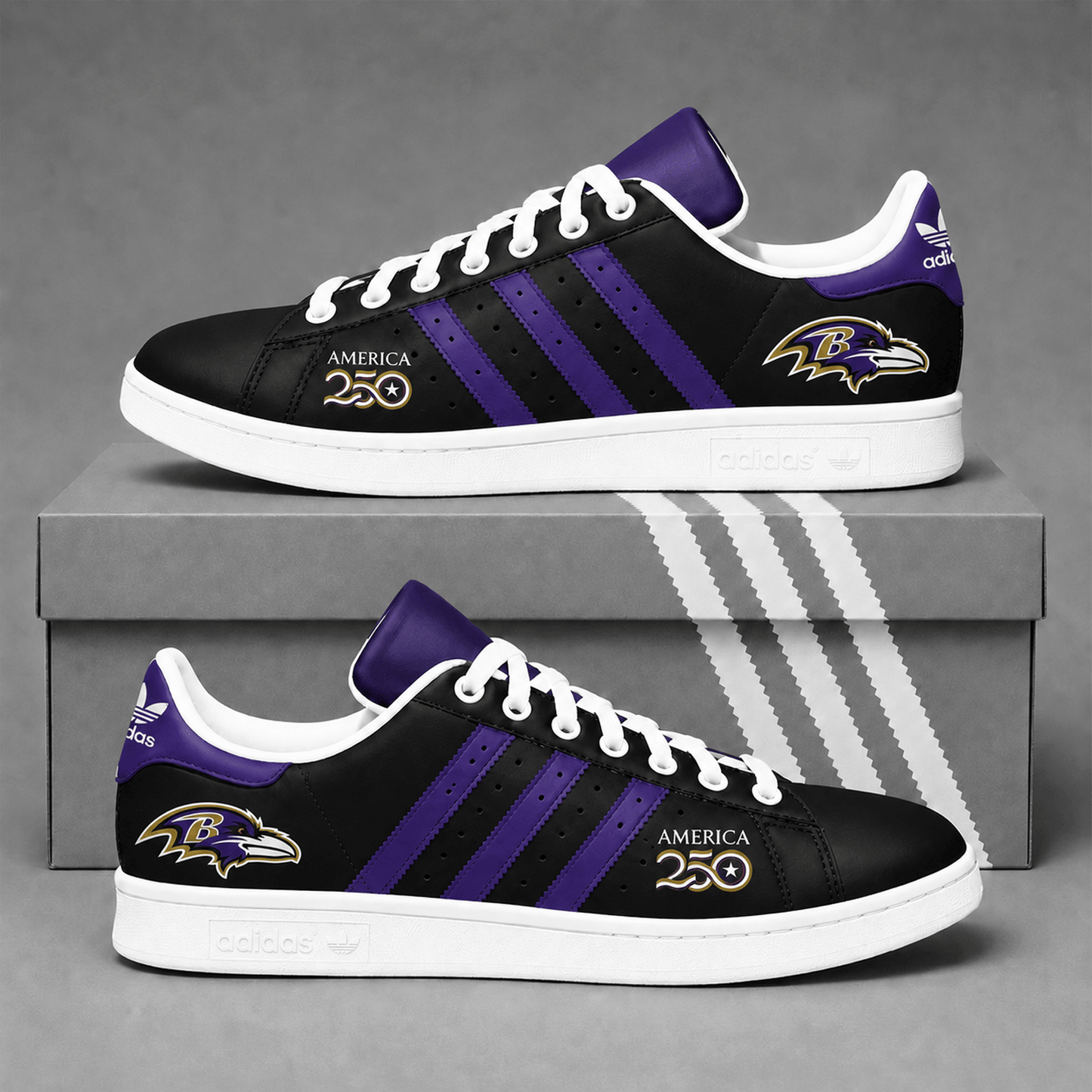 BAL x NFL Premium America 250 Team Pride Superstar Sneakers 150626
