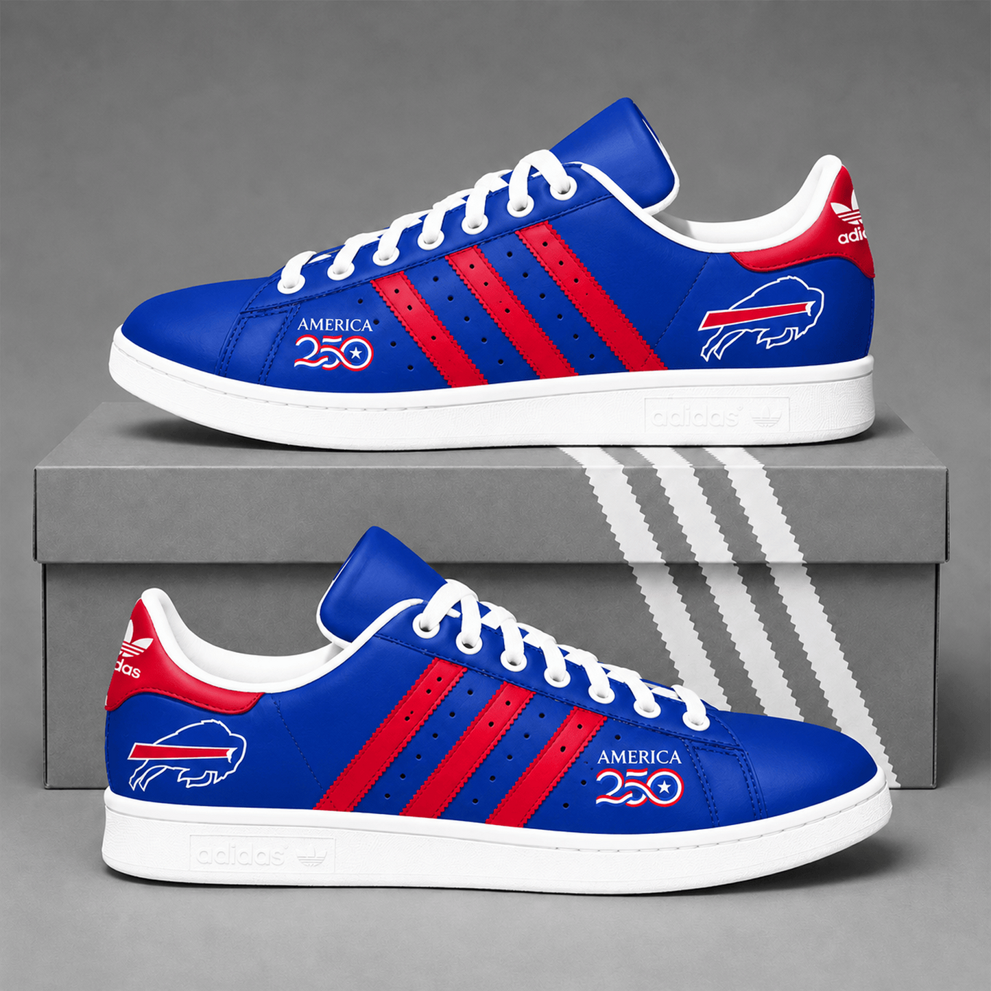 BUF x NFL Premium America 250 Team Pride Superstar Sneakers 150626
