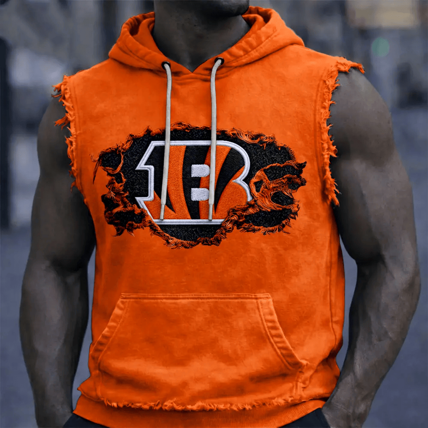 CIN x NFL Menƒ??s Sleeveless Hoodie Tank DATND TANTD 280526
