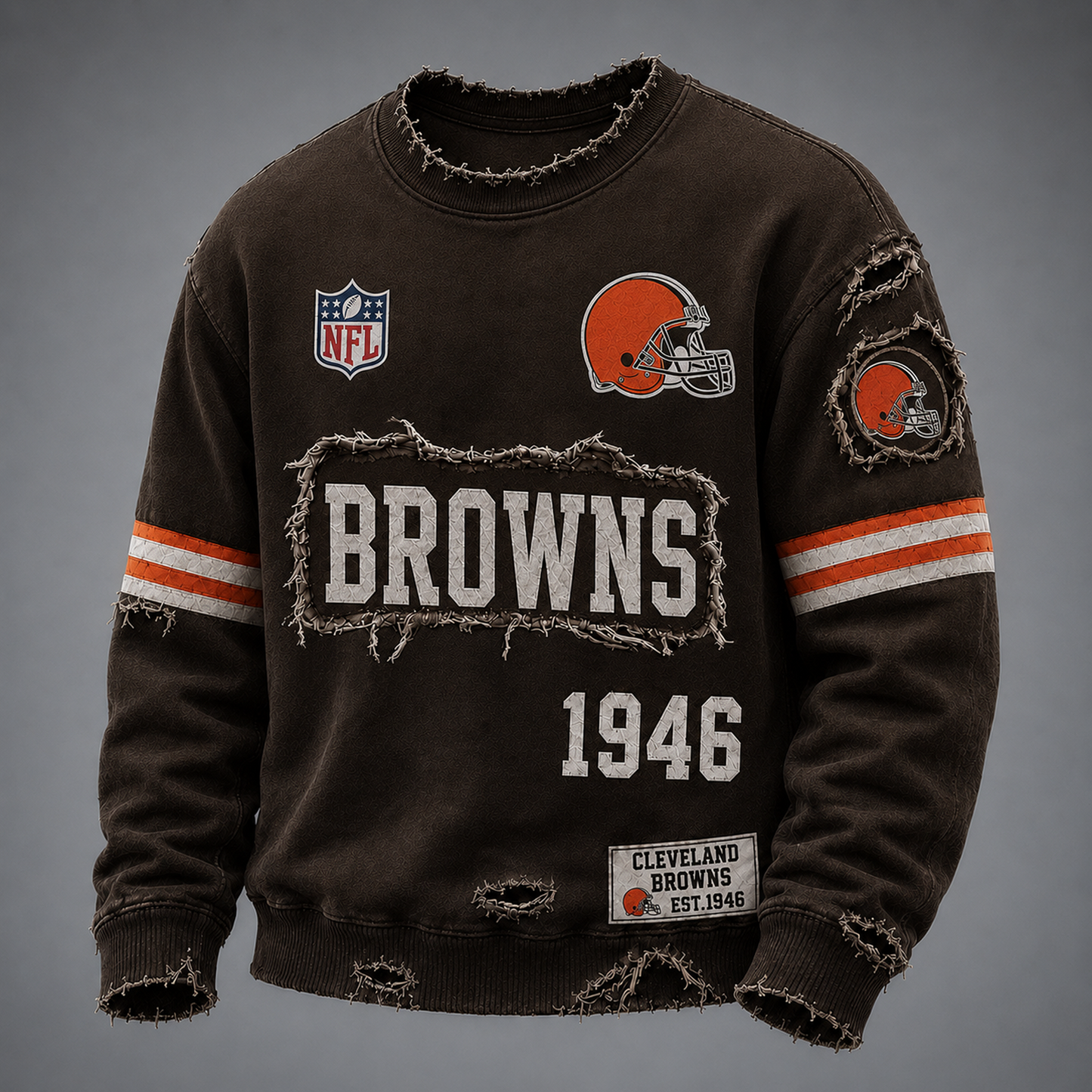 CLE x NFL Luxury Classic Sweatshirt 0606 DatND DVT