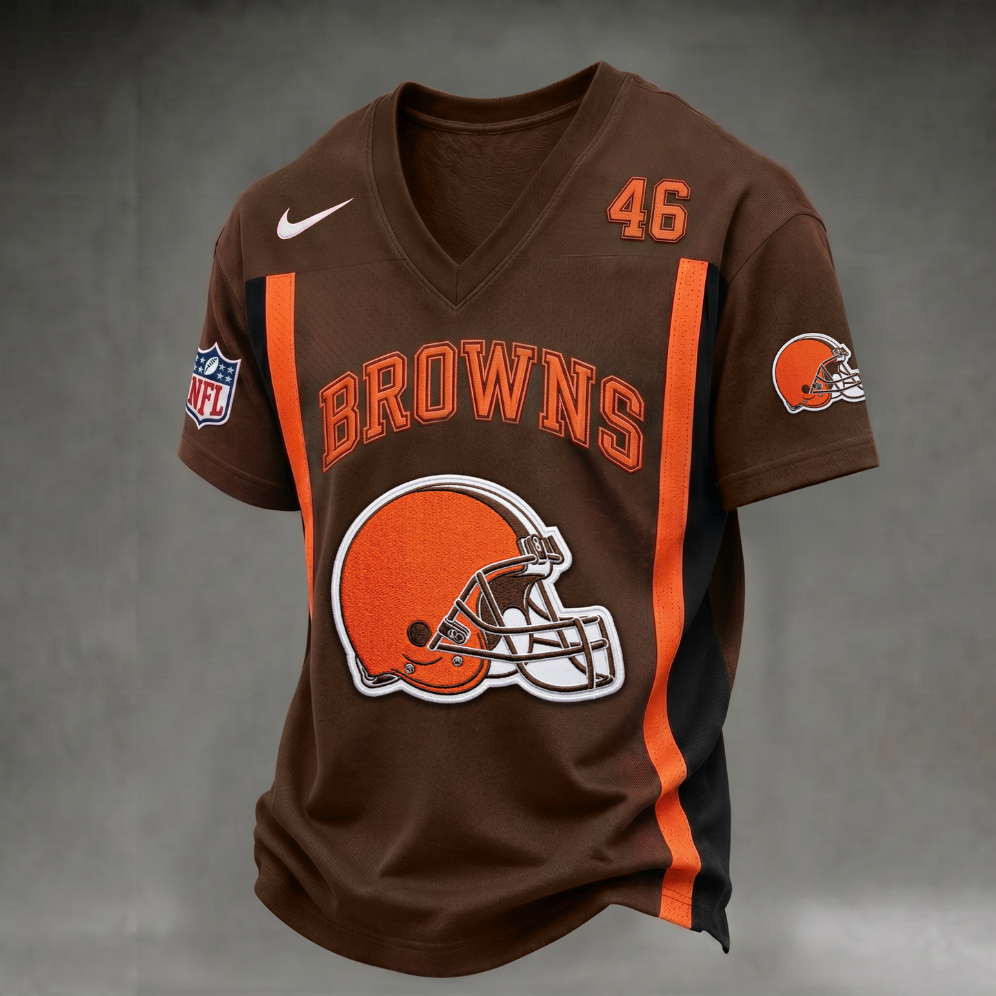 CLE x NFL V2 Premium V-neck Shirt 200626