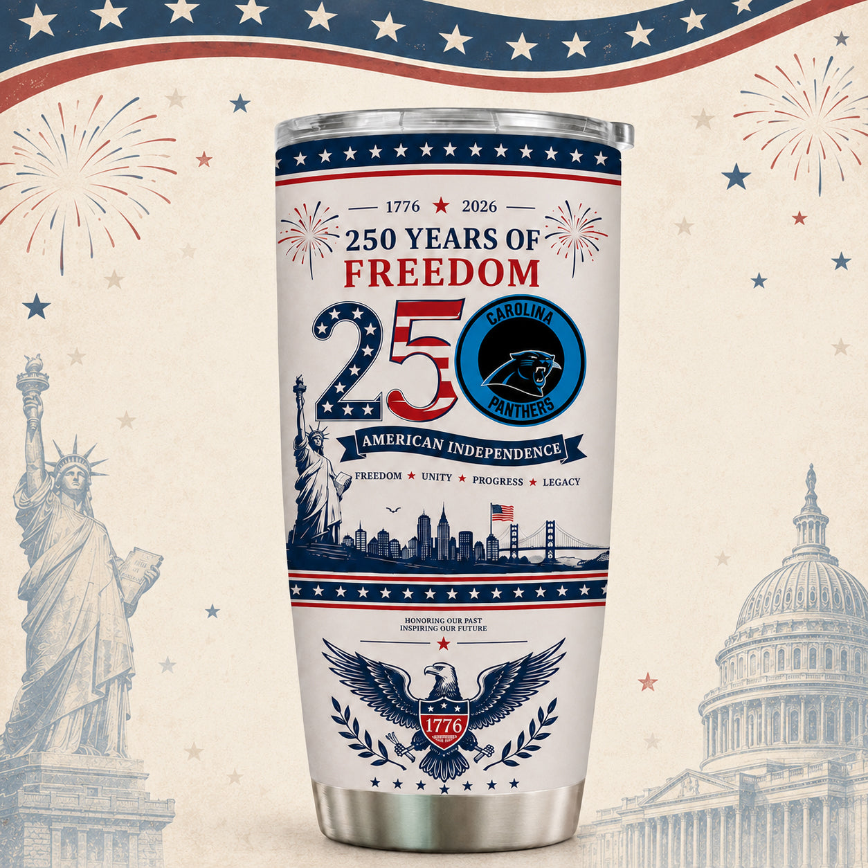 CP x NFL 250th Anniversary Special Tumbler for Football Fans 170626