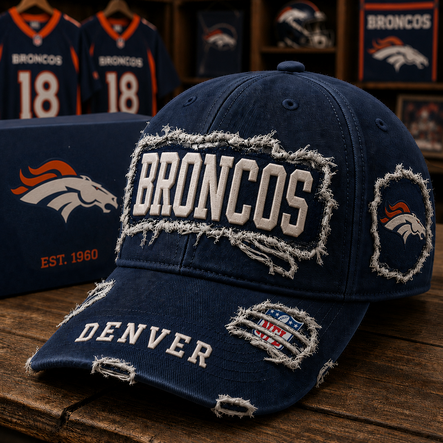 DEN x NFL Premium Patch Cap 1806