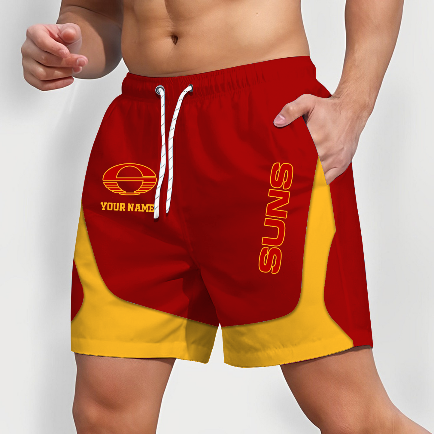 GCS x AFL Team Special Short Pants For Men Custom Name Gifts DATND TANTD 070426