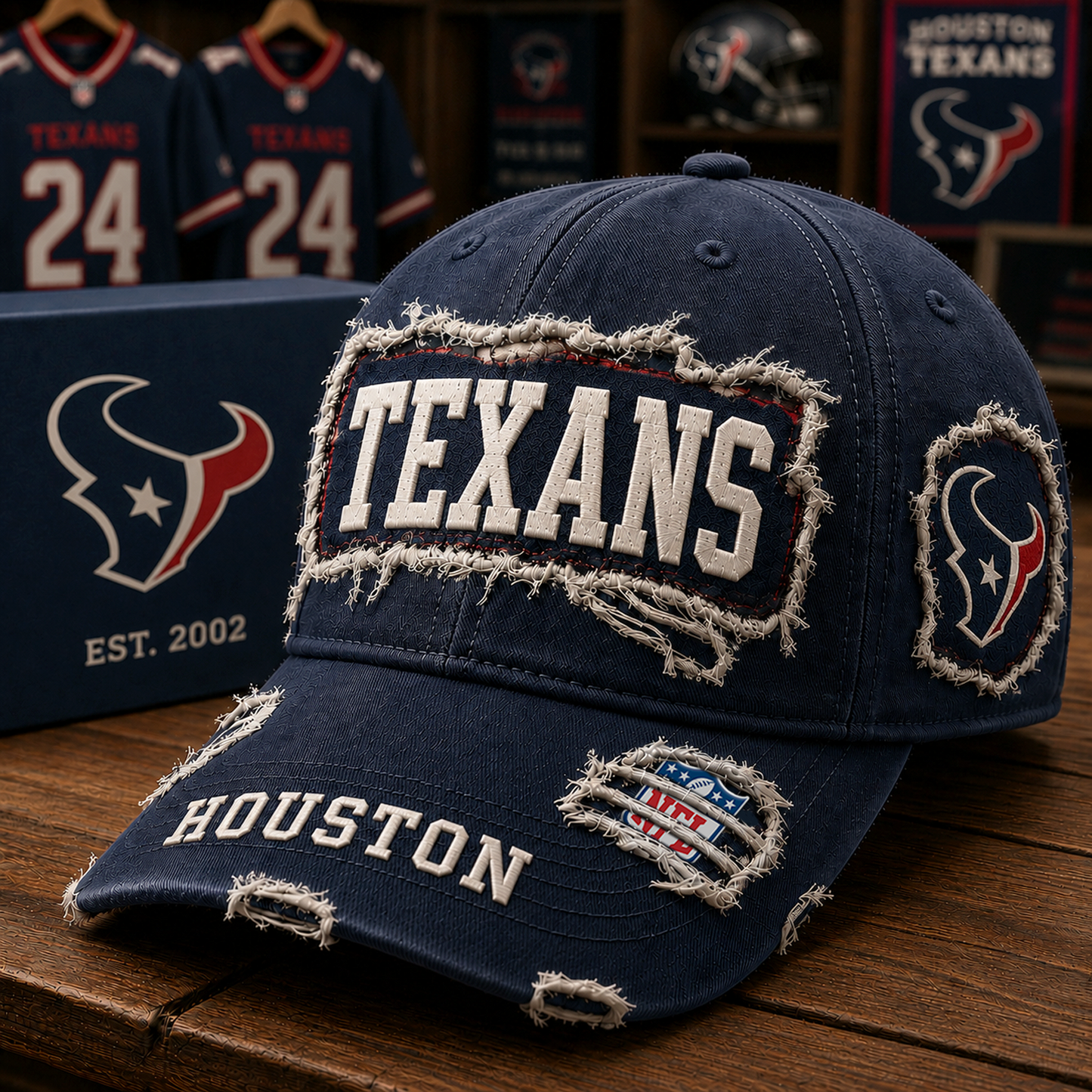 HOU x NFL Premium Patch Cap 1806