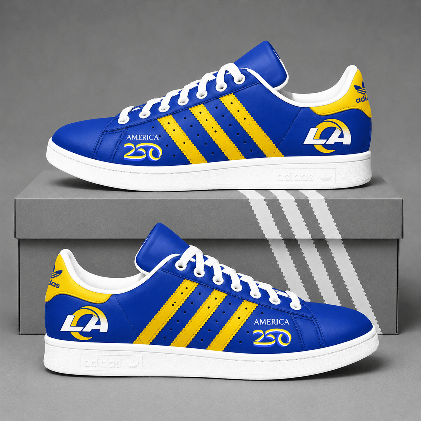LAR x NFL Premium America 250 Team Pride Superstar Sneakers 150626