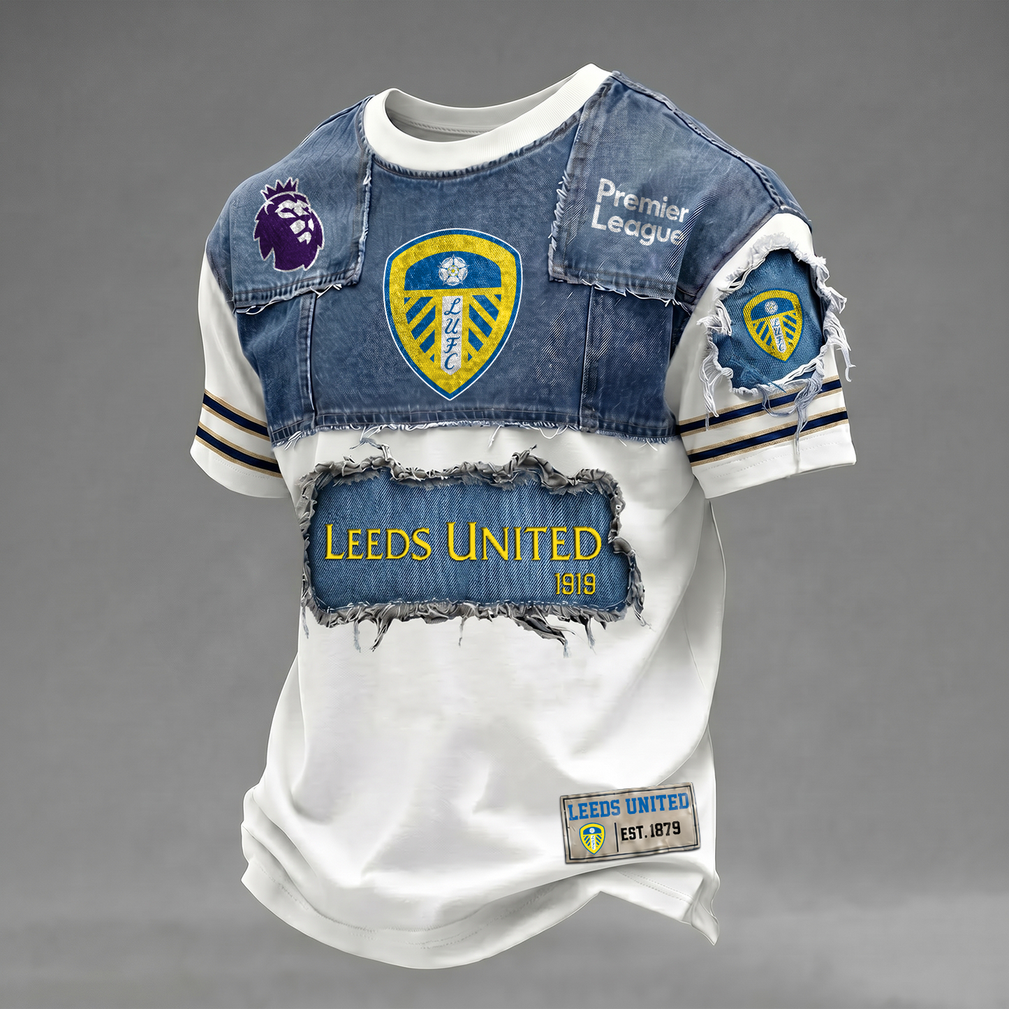 LEE x EPL Patchwork Denim T-Shirt DATND TANTD 090626