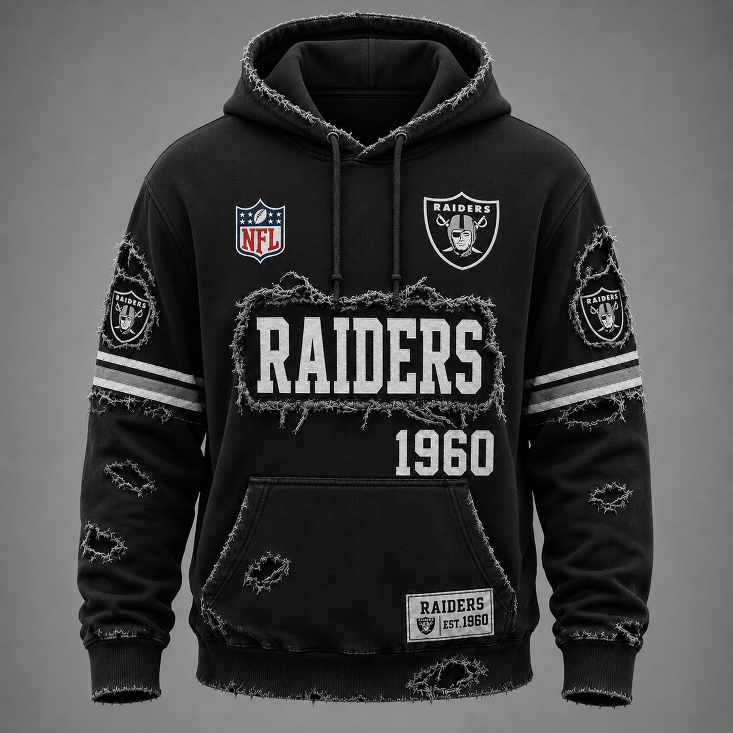 LV x NFL Distressed Premium Hoodie 0906 DatND DVT