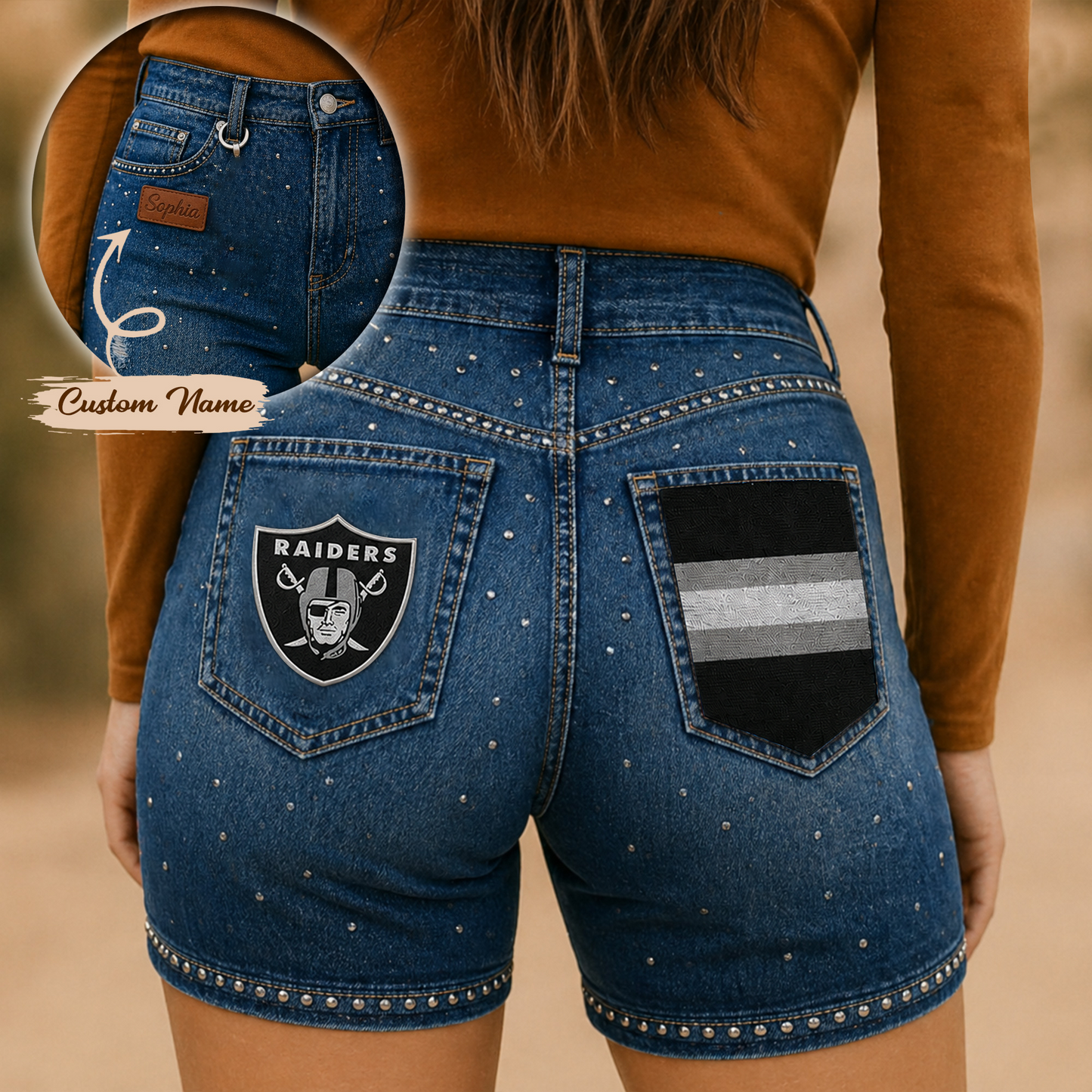 LV x NFL Premium High Waisted Biker Shorts 0905 DatND DVT