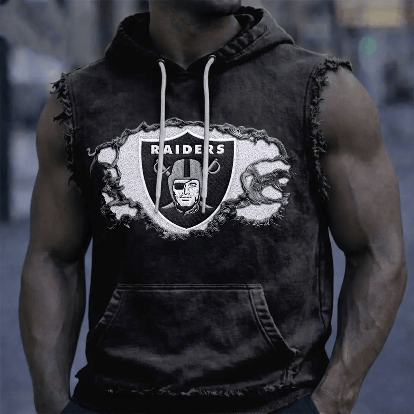 LVR x NFL Menƒ??s Sleeveless Hoodie Tank DATND TANTD 280526