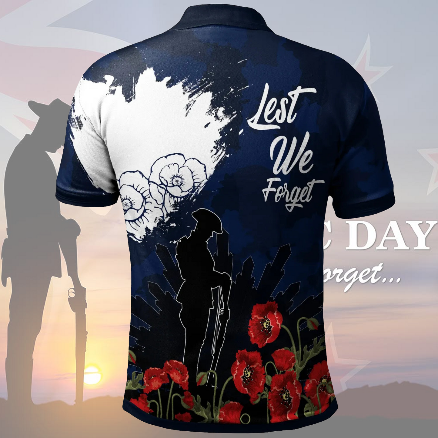 MEL x Anzac Day Polo Shirt DATND TANTD