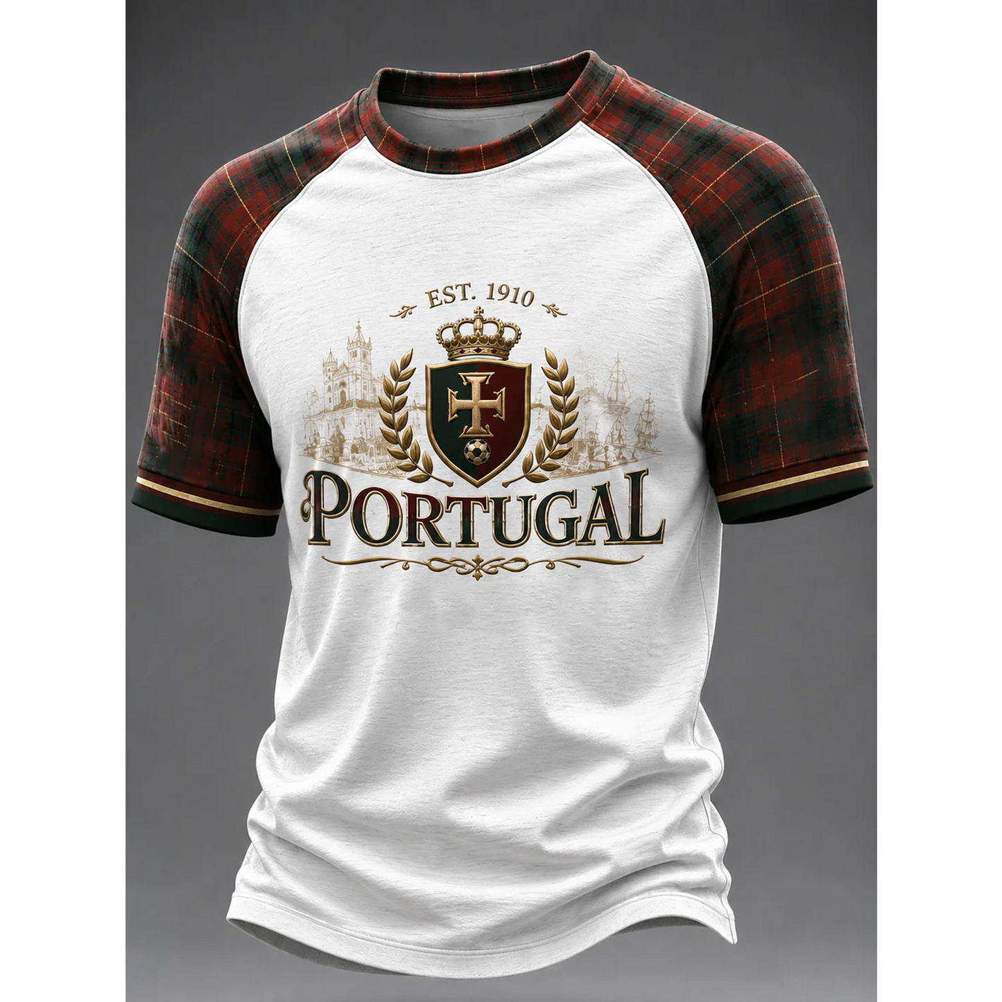 Men's Portugal Football 3D Shirt V11 DATND TANTD 050626