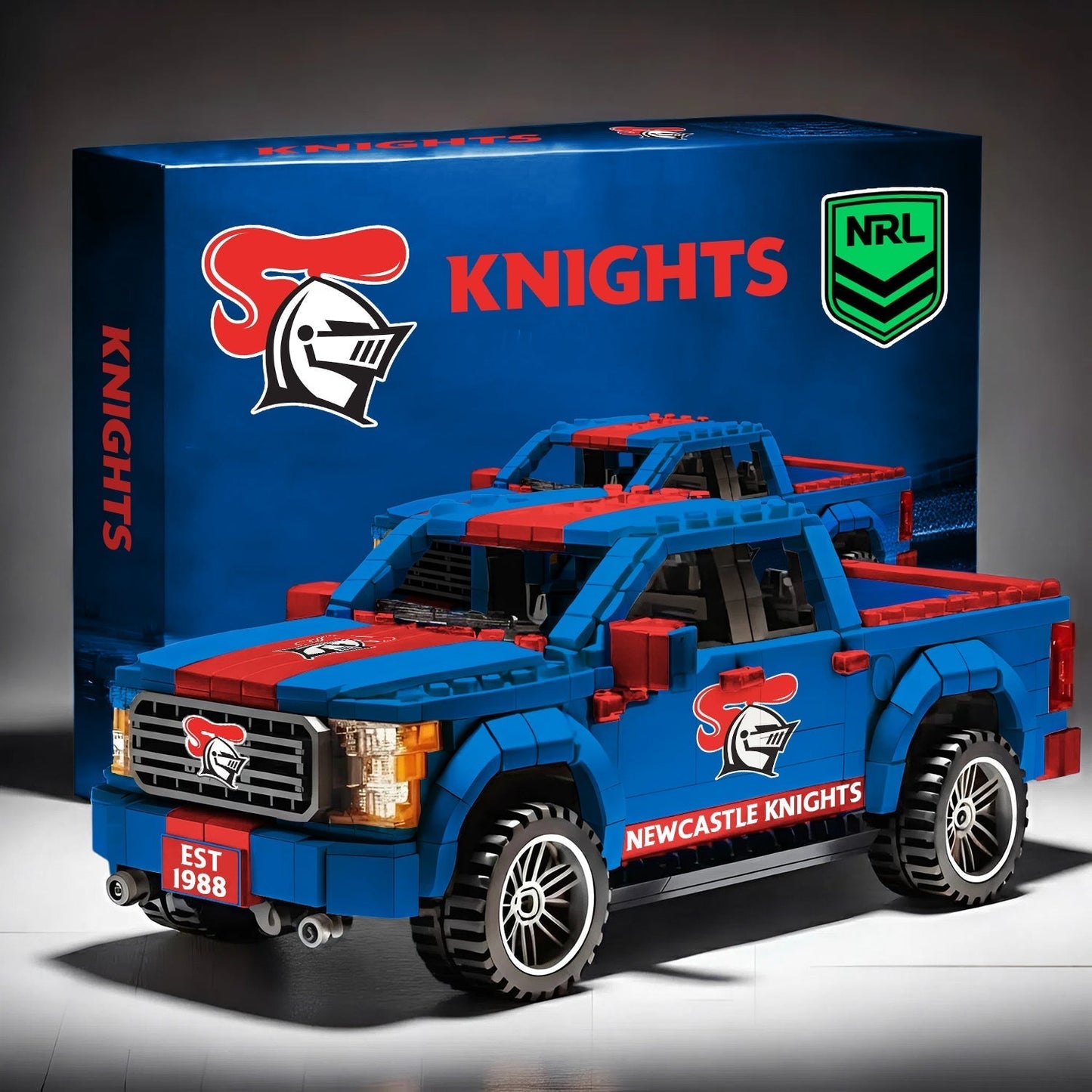 NK x NRL 3D Racing Truck Model Building Block Set 2411 V1 NDT NHM