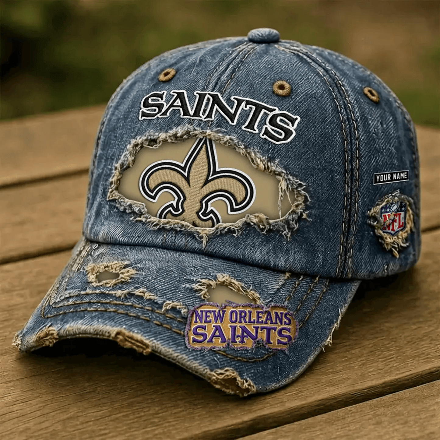 NO x NFL Denim Washed Cap 2805 DatND DVT