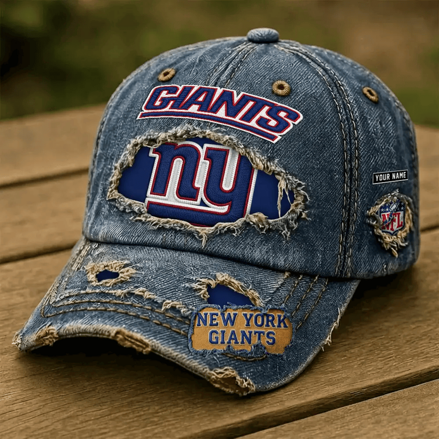 NYG x NFL Denim Washed Cap 2805 DatND DVT