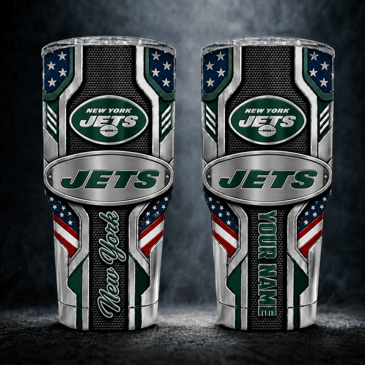 NYJ Personalized Premium NFL V2 Classic Tumbler 220626