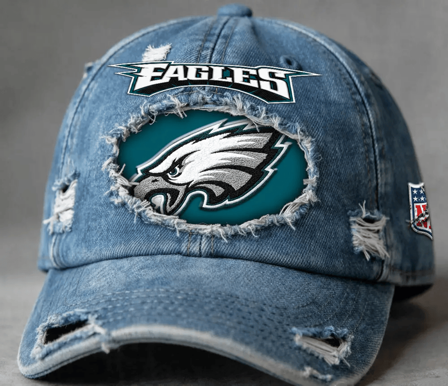 PHI x NFL Denim Washed Cap V3 2805 DatND DVT