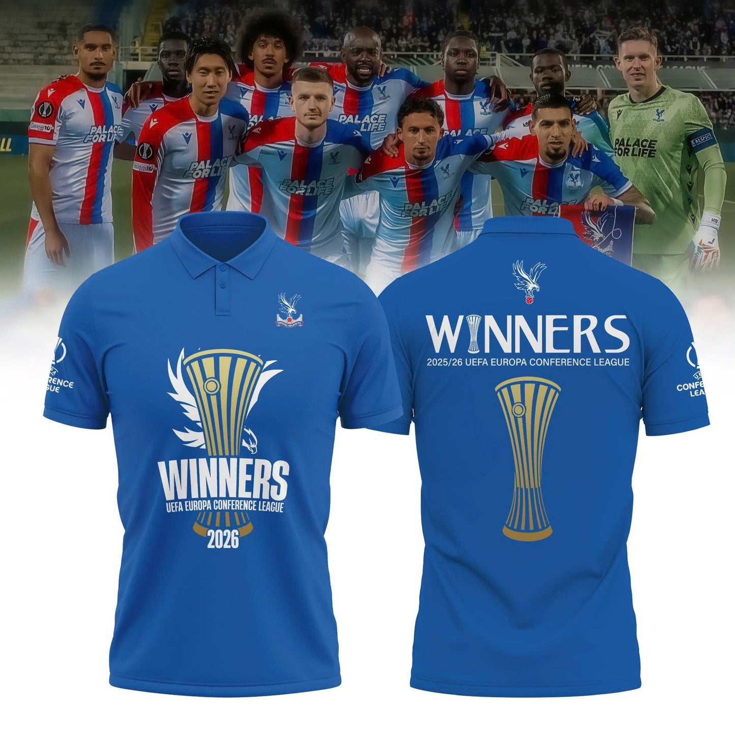 PREMIUM CRY X THANK FOR MEMORIES UEFA Conference League Winners Shirt V06 NDT LVH 280526