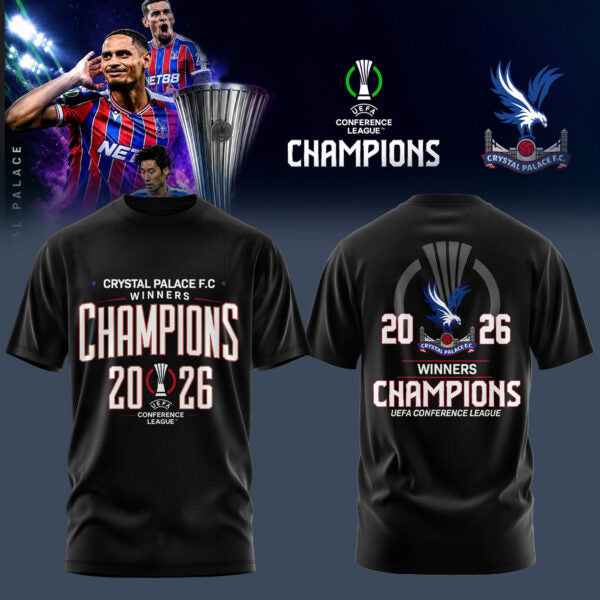 PREMIUM CRY X THANK FOR MEMORIES UEFA Conference League Winners Shirt V26 NDT LVH 280526