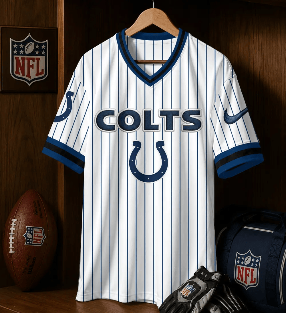 PREMIUM NFL X IND CHARGER Casual Loose V neck Jersey NDT NHM 230526