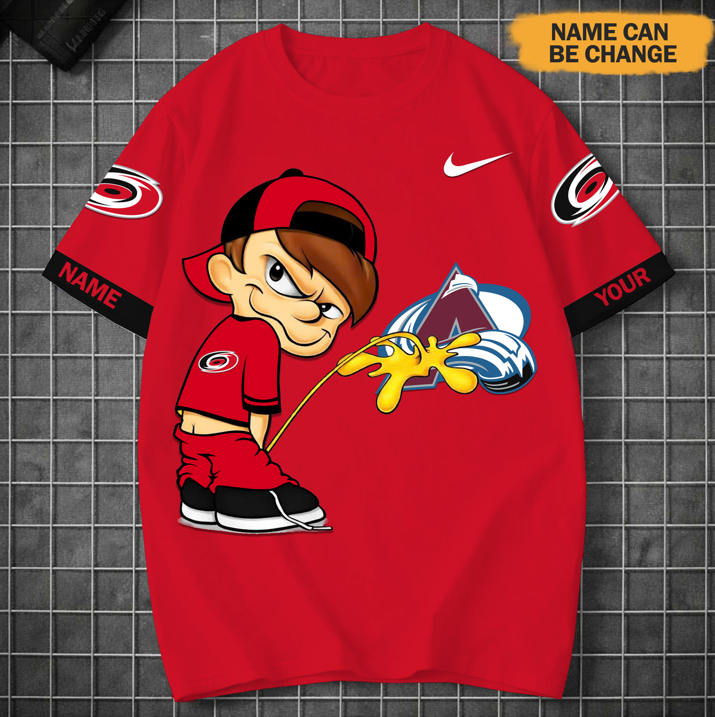 PREMIUM NHL X CH Funny Peeing Boy New Tshirt Custom Name NDT VHM 160426