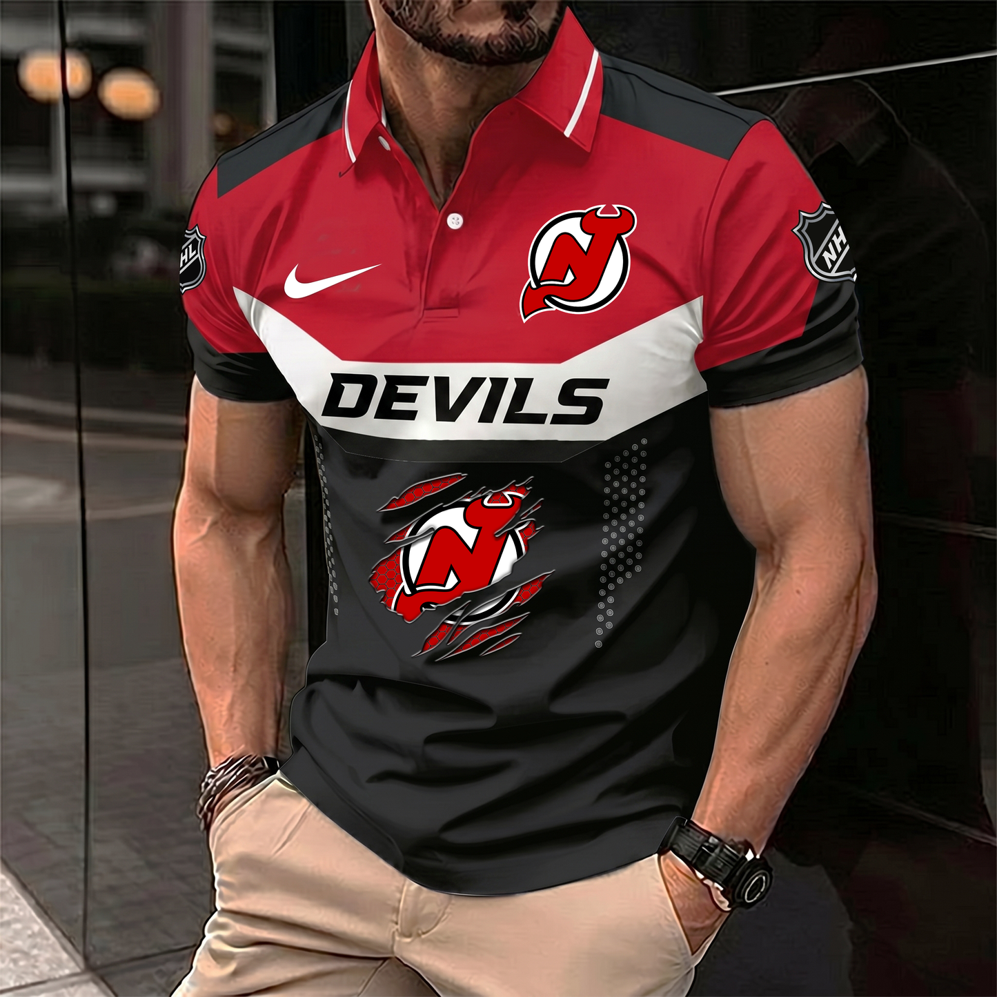PREMIUM NHL X NJD SHIRT FOR SUMMER HOLIDAY NDT VHM 140526