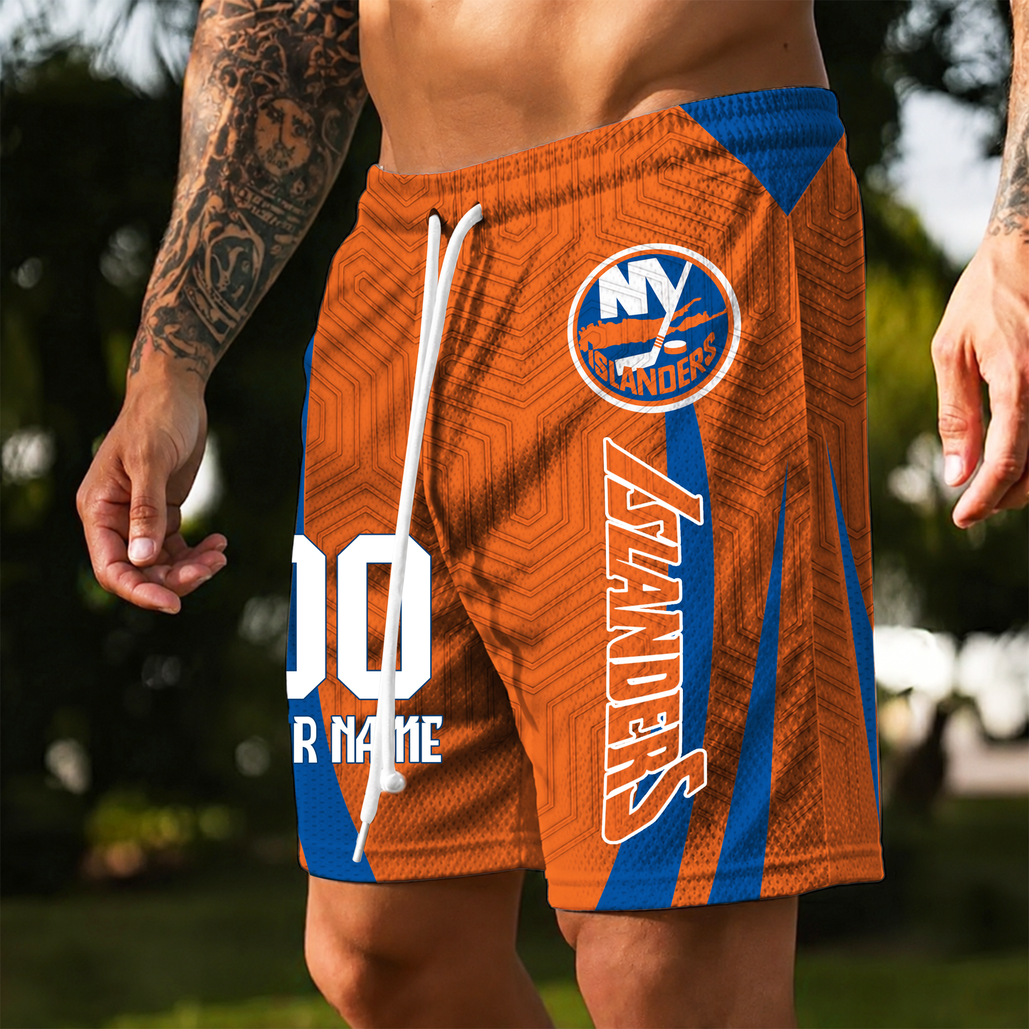 PREMIUM NHL X NYI Personalized Short Pants For Summer Holiday NDT VHM 150526
