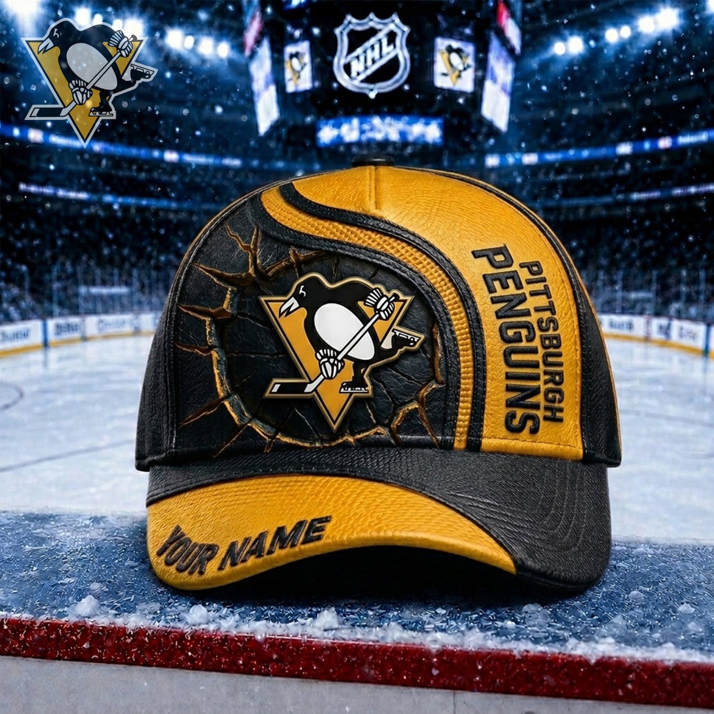 PREMIUM NHL X PP Embroidered Hockey Custom Name HAT NDT NHM 250526