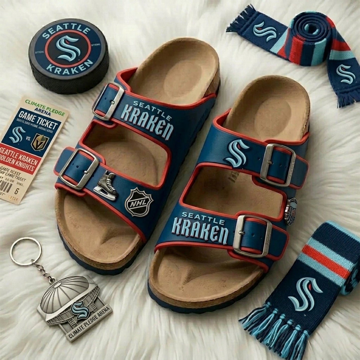 PREMIUM NHL X SK Birken-Inspired Double-Strap Sandals For Summer Holiday V3 NDT NHM 180526
