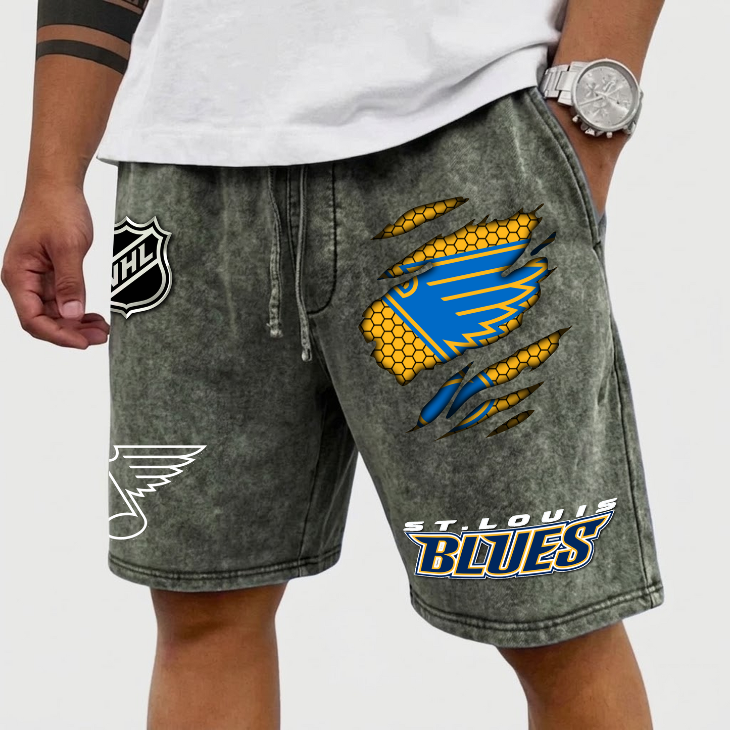 PREMIUM NHL X SLB WASH SHORTS FOR SUMMER HOLIDAY NDT VHM 070426