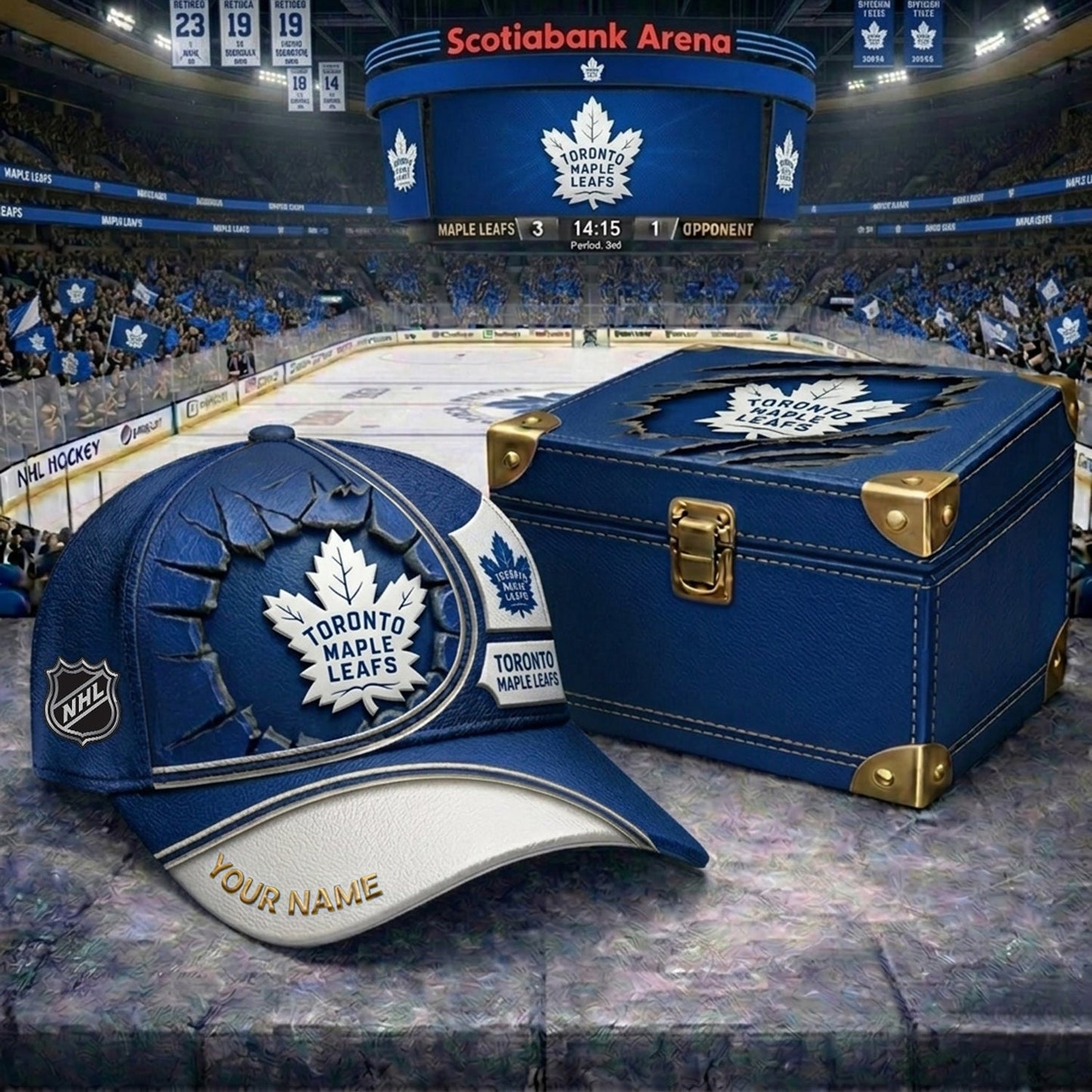 PREMIUM NHL X TML CRACK CUSTOM NAME HAT V303 NDT NHM 150526