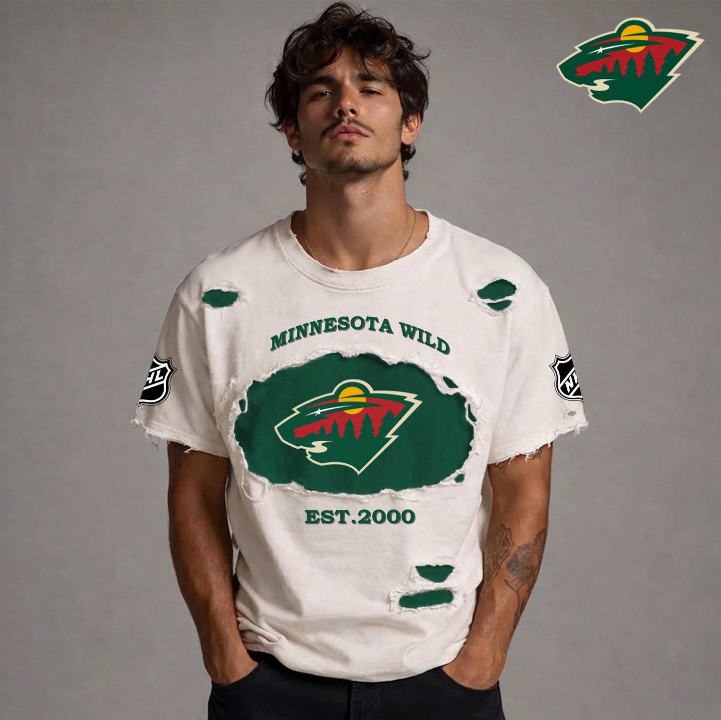 PREMIUM NHL x MW RETRO WASH SHIRT NDT NTN 080426