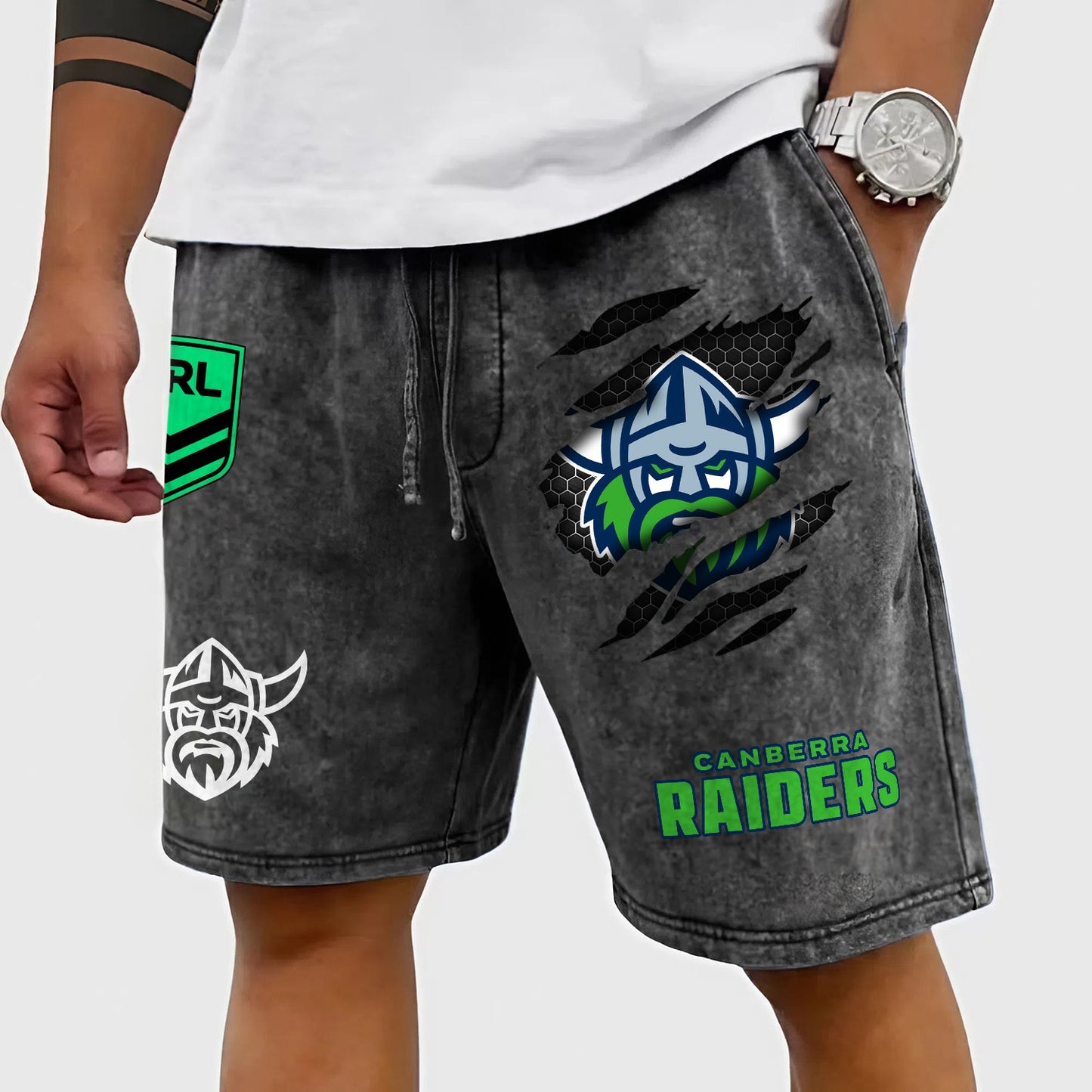 PREMIUM NRL X CR Wash Shorts FOR SUMMER HOLIDAY NDT NHM 030426