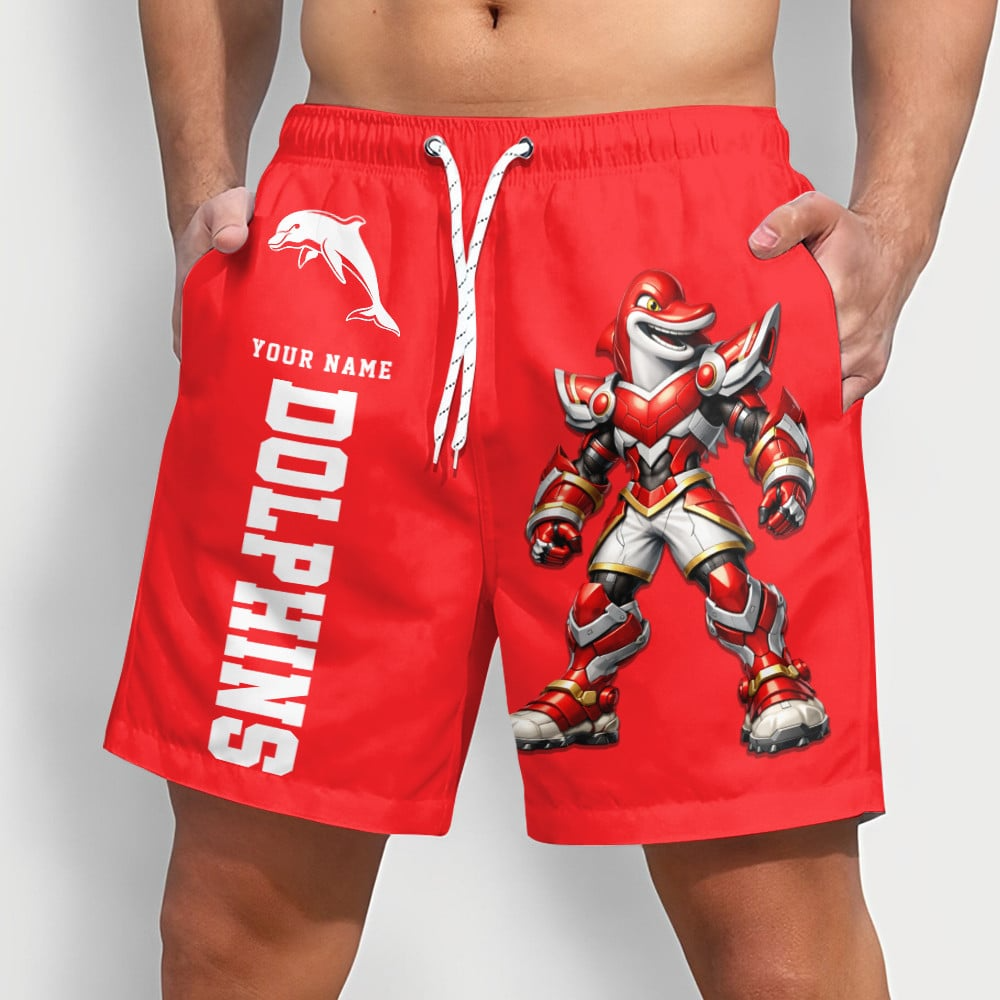 PREMIUM NRL X DOL Sport Style Mascot Men Short Pants Custom NAME NDT NQK