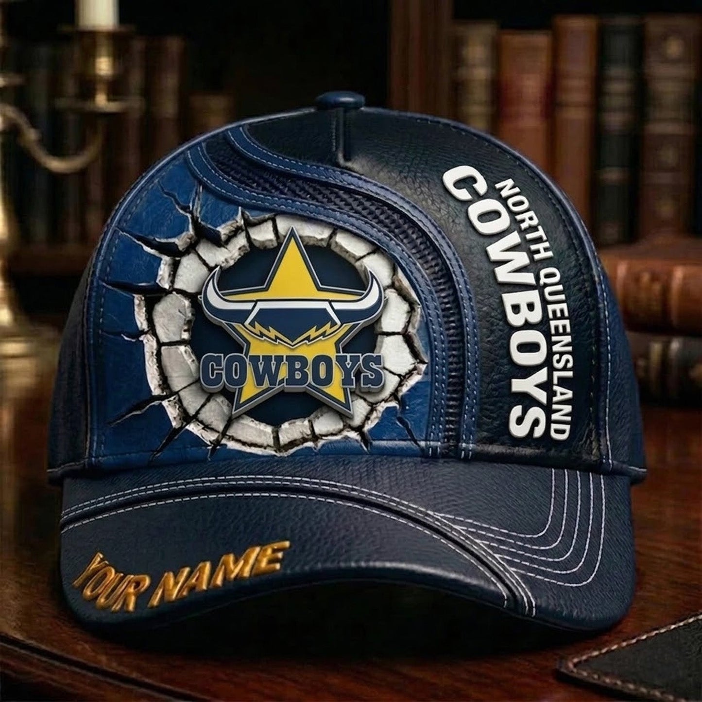 PREMIUM NRL X NQC CUSTOM NAME HAT NDT NTN 100426