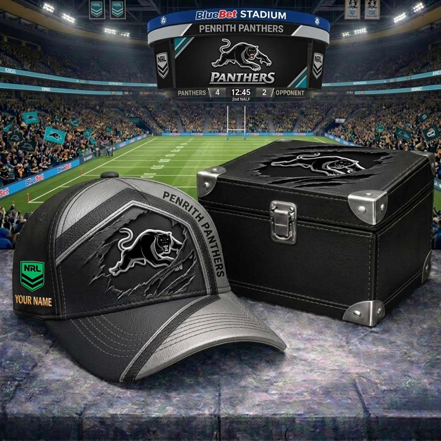PREMIUM NRL X PP CRACK CUSTOM NAME HAT LIMITED EDITION NDT NHM 070526