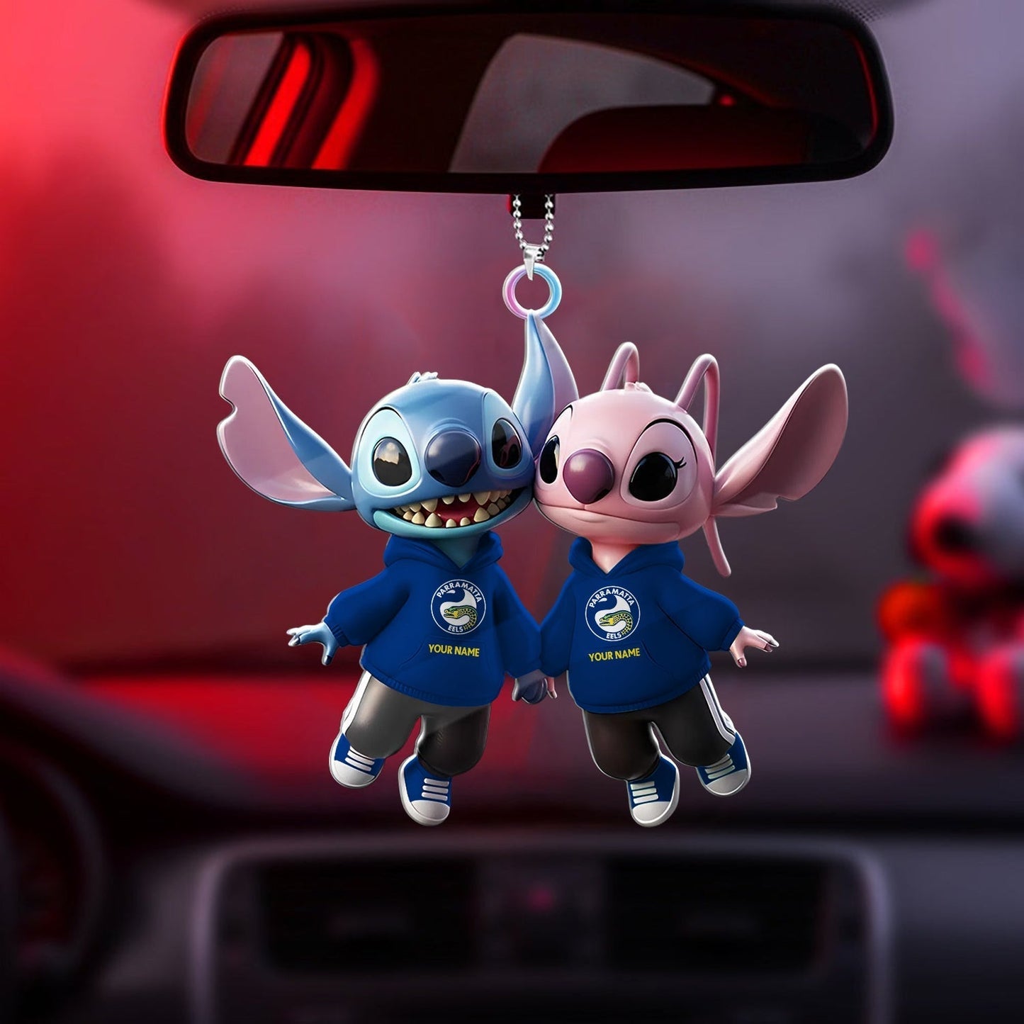 PREMIUM PE X Stitch Car Ornament NDT NHM