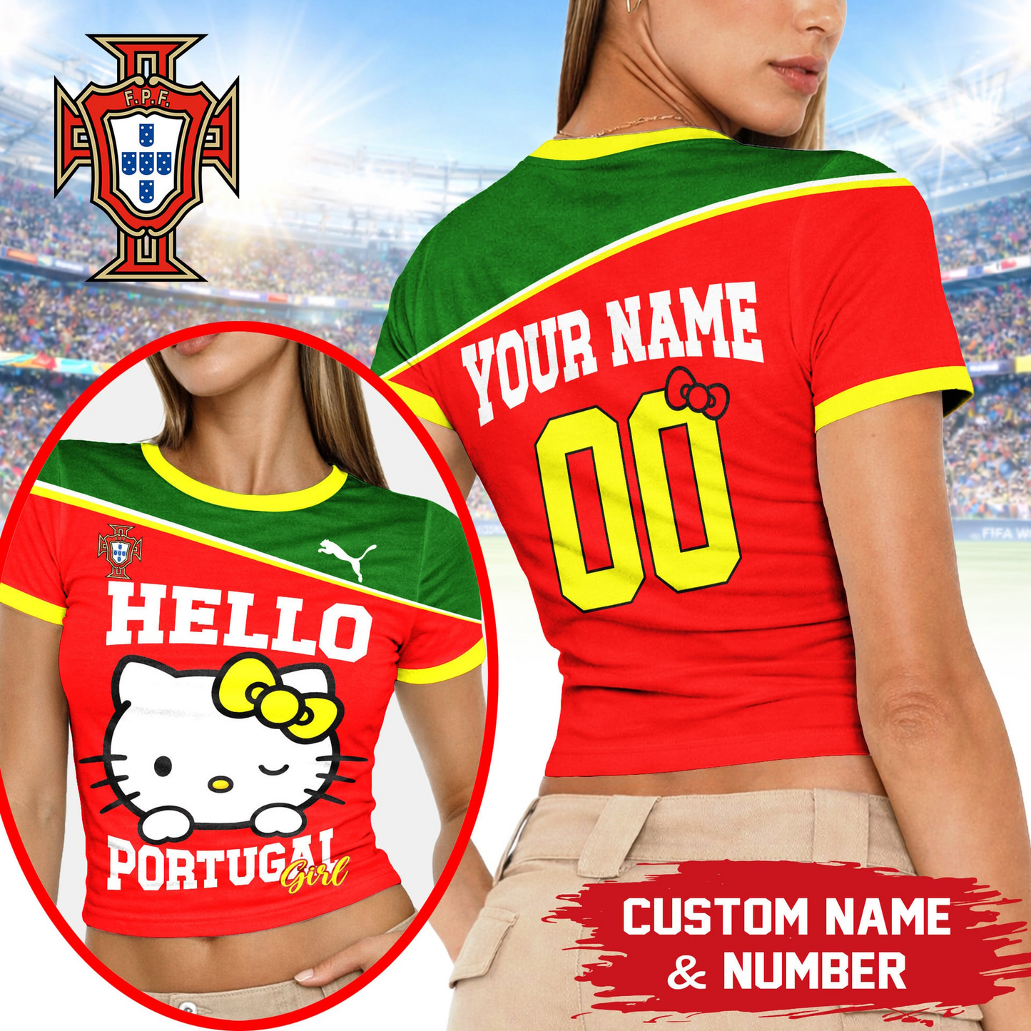 PREMIUM WC26 X POR Play Cute 3D Baby Tee NDT VHM 190526