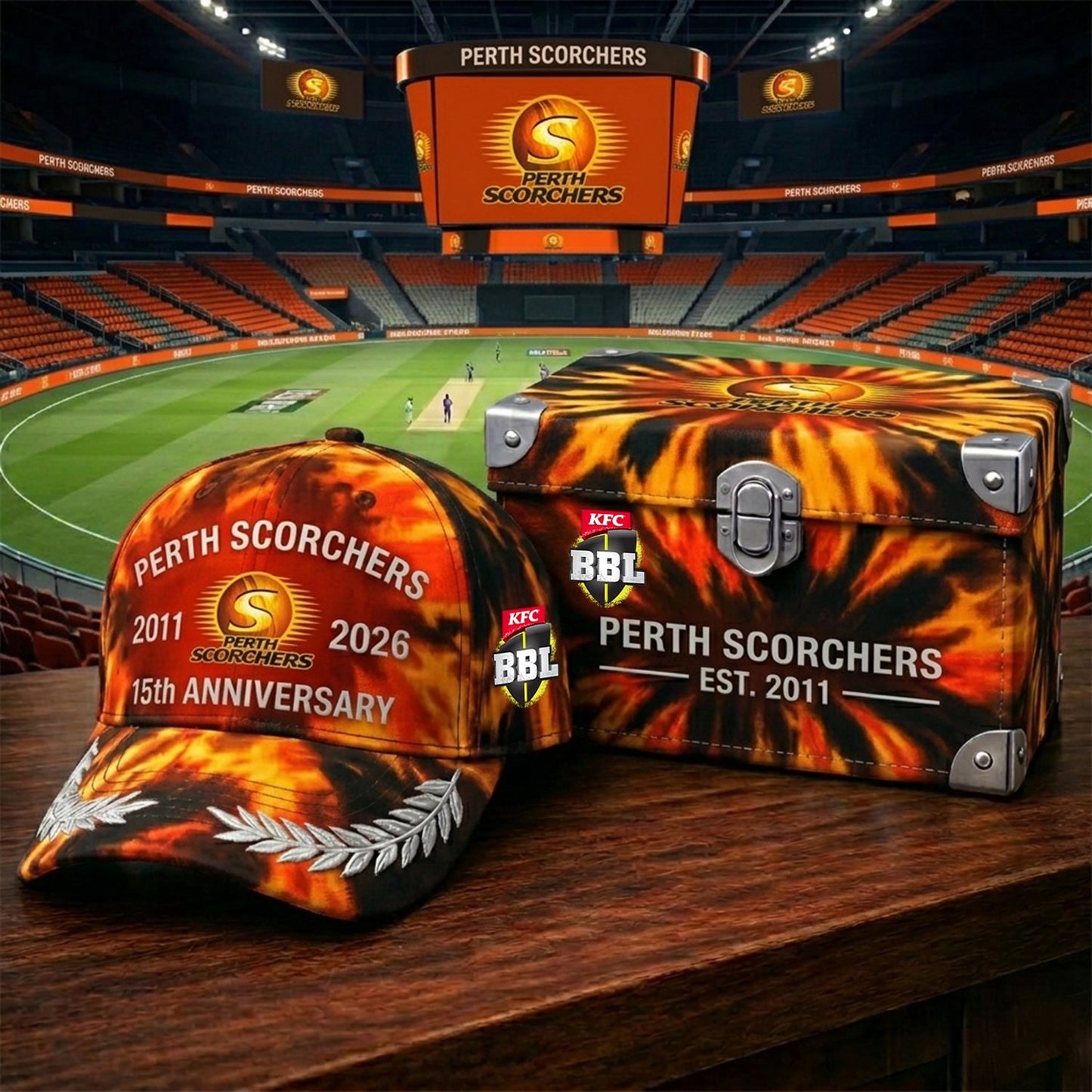 PREMIUM BBL X PS RETRO HIPPIE CRICKET CAP NDT NHM 240326
