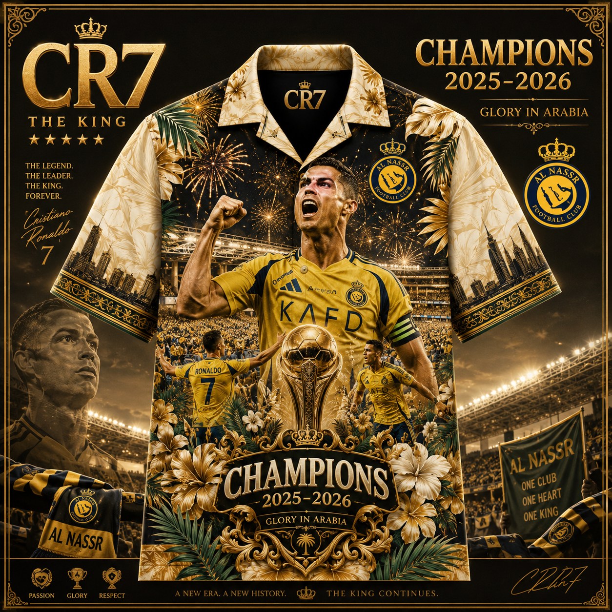 PREMIUM CR7 X THANK FOR MEMORIES HAWAI SHIRT LIMITED EDITION V03 NDT VHM 250526