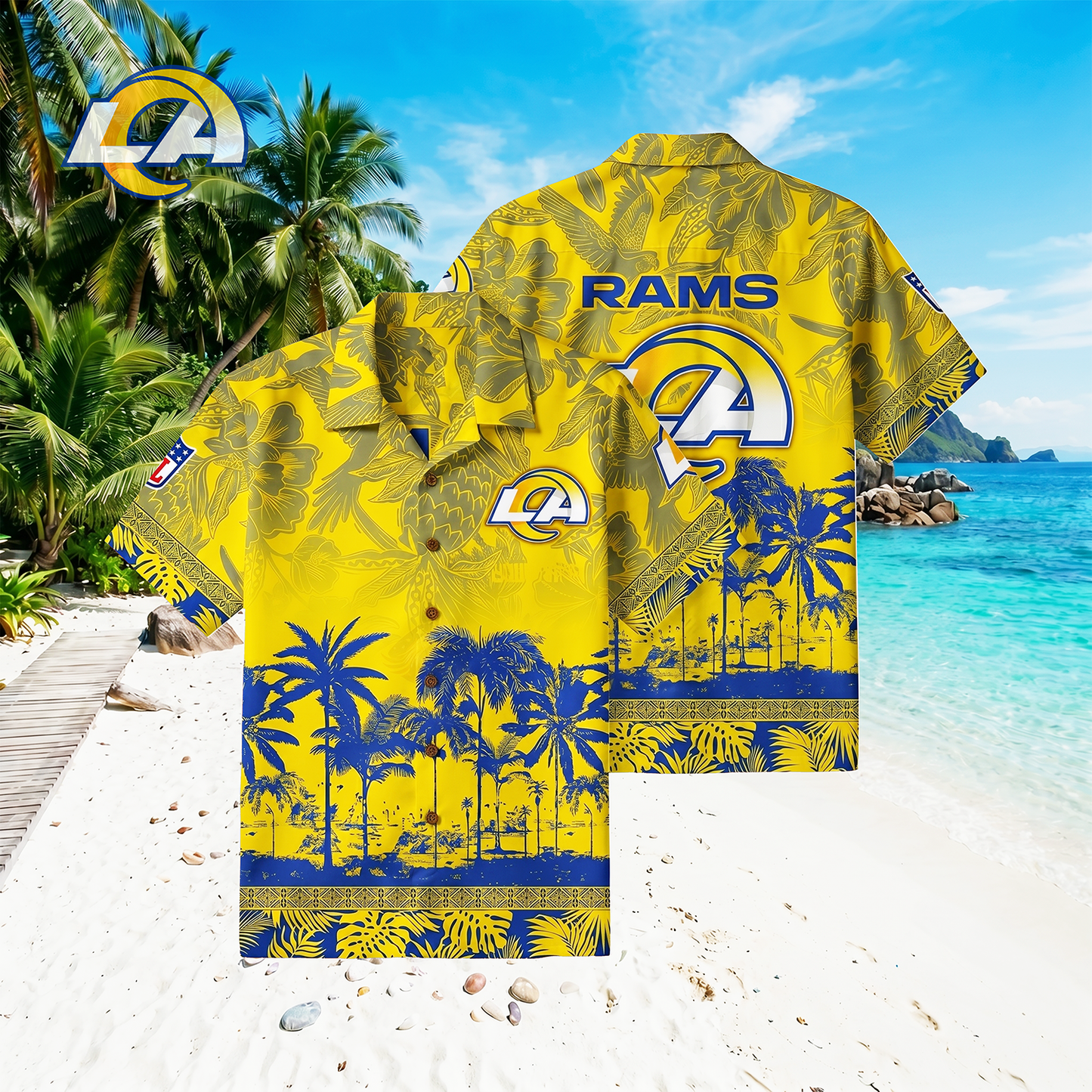 PREMIUM NFL X IC Floral With Parrots Hawaiian Shirt NDT VHM 060526