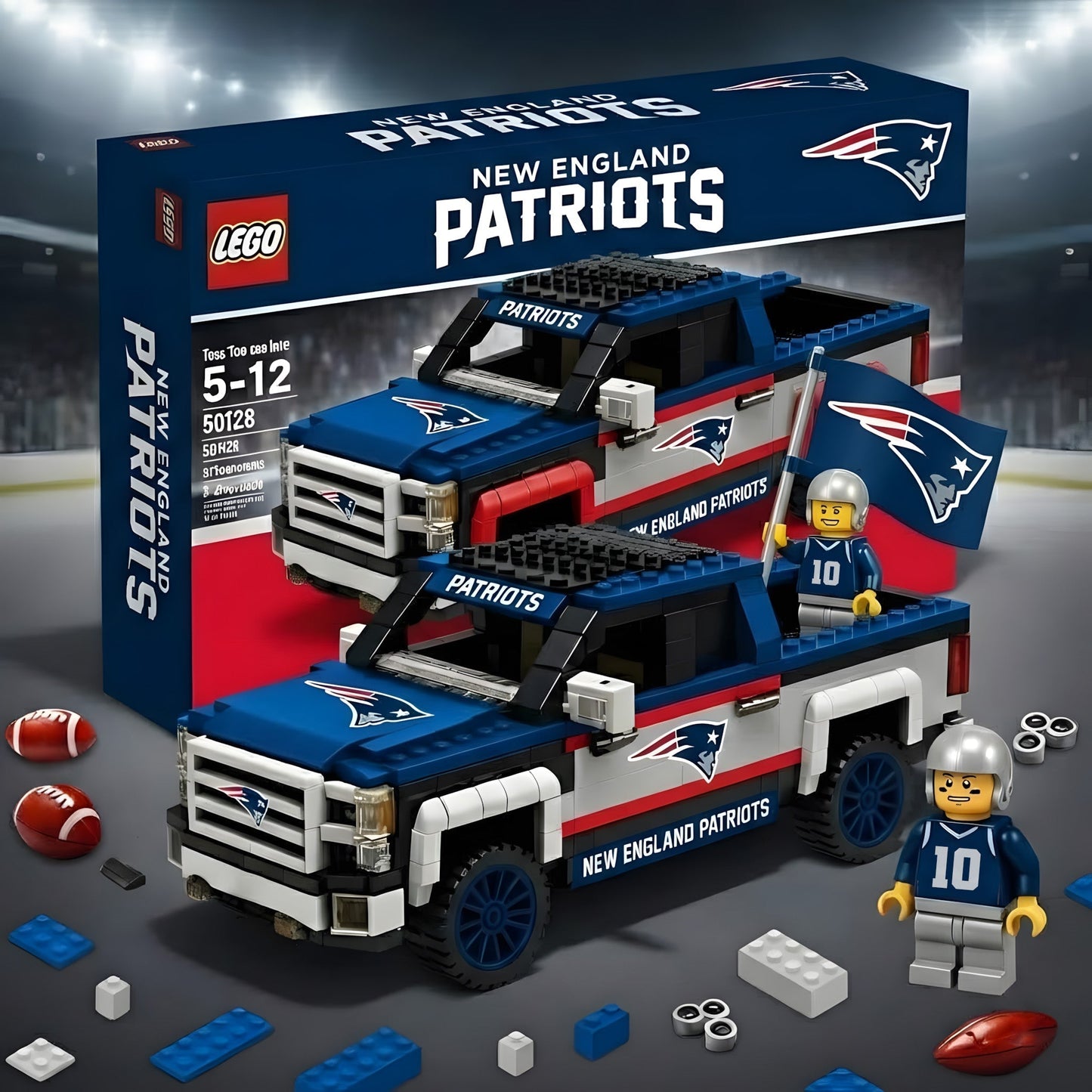 PREMIUM NFL X PAT 3D RACING TRUCK FOR CHAMPIONSHIP 2026 NDT LVH 290126