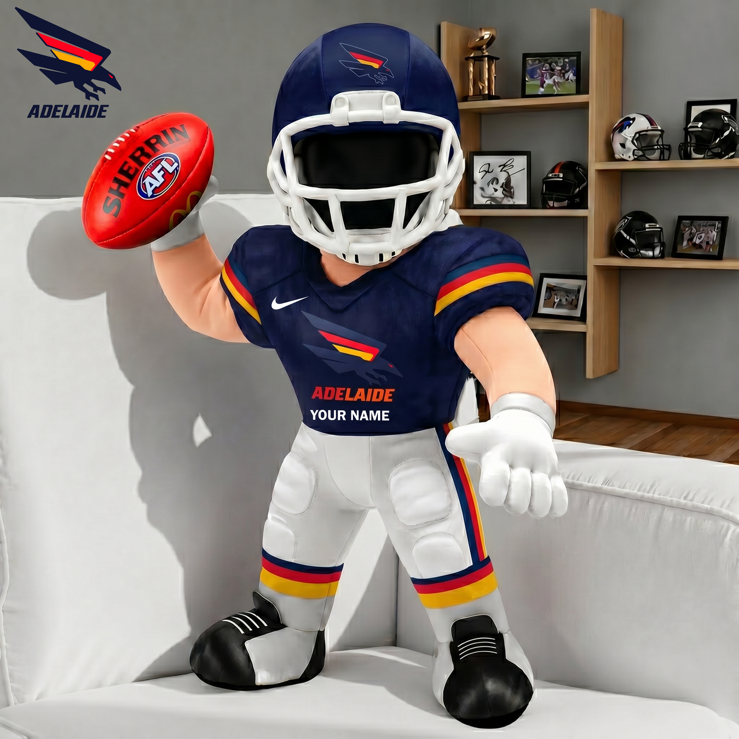 PREMIUM AFL X AC Players Custom Shape Pillow Custom Name Gifts FOR FAN NDT VHM 250526