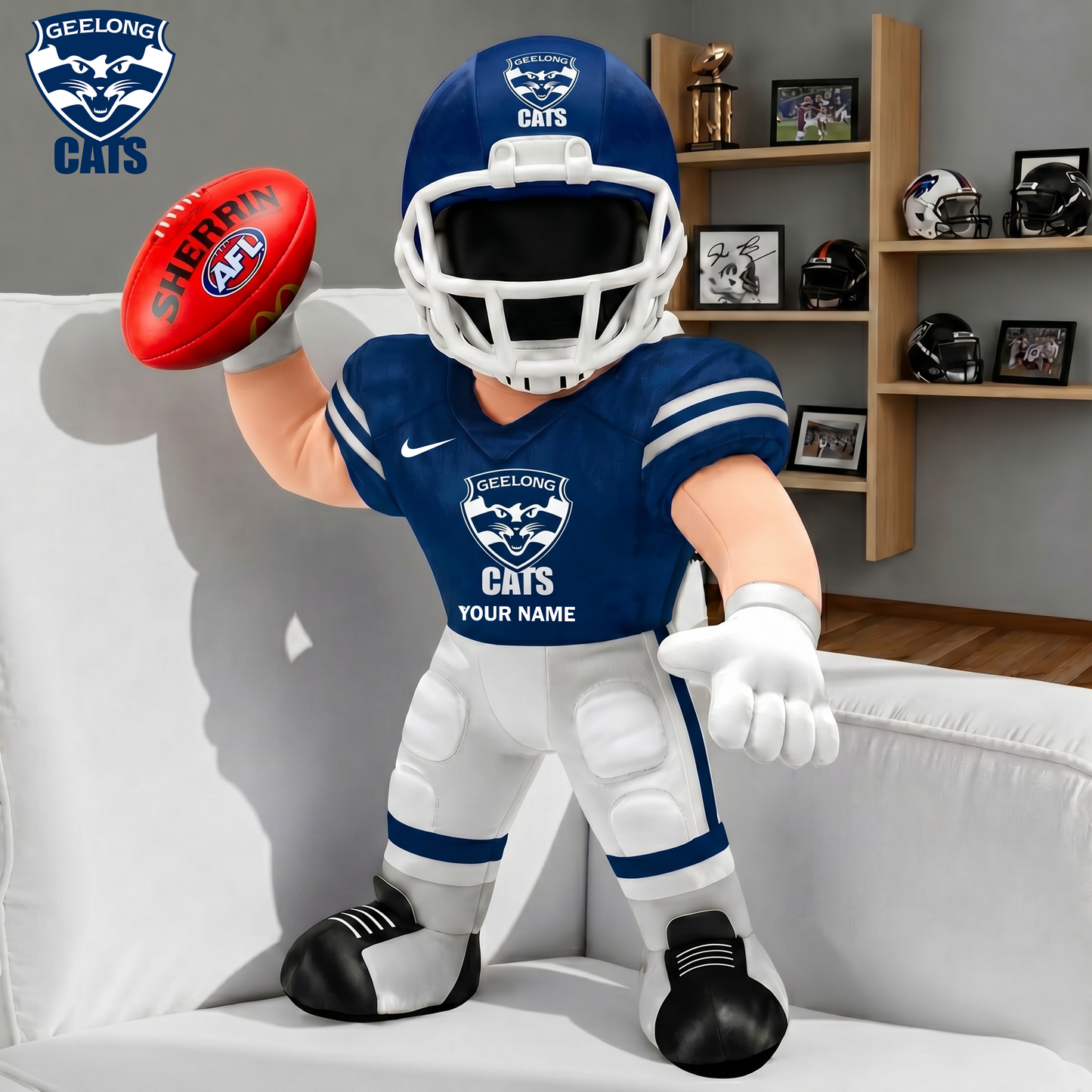 PREMIUM AFL X GC Players Custom Shape Pillow Custom Name Gifts FOR FAN NDT VHM 250526