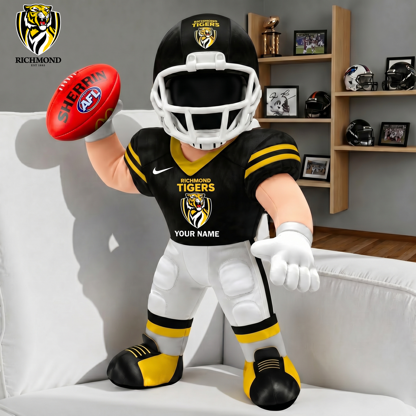 PREMIUM AFL X RIC Players Custom Shape Pillow Custom Name Gifts FOR FAN NDT VHM 250526