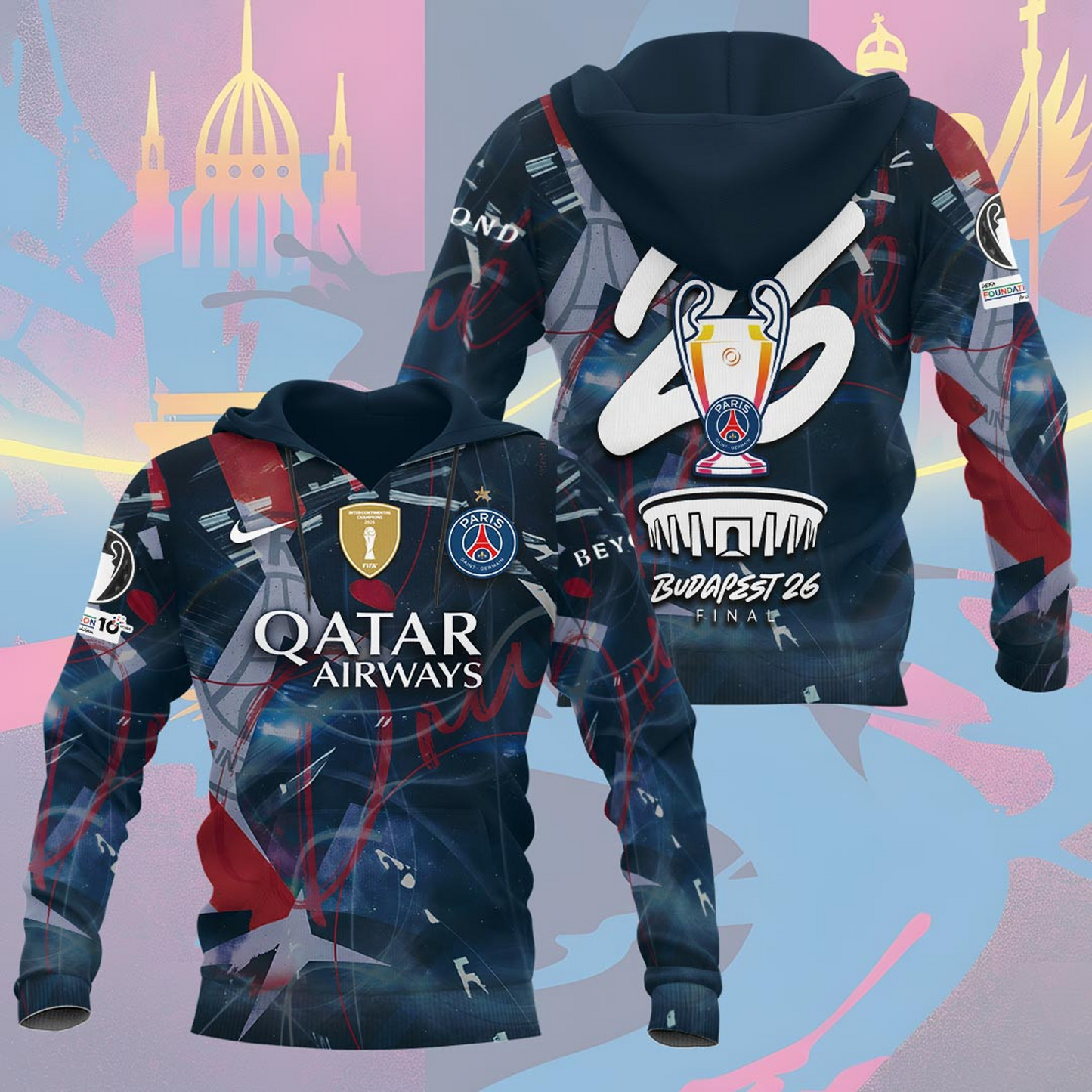 PSG x 2026 Champions 3D Aparael V4 DATND TANTD 180526