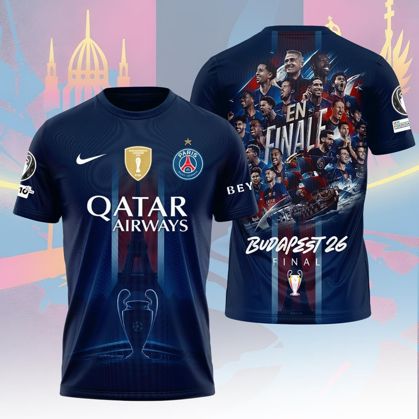 PSG x 2026 Champions League 3D Aparael V26 DATND TANTD 010626
