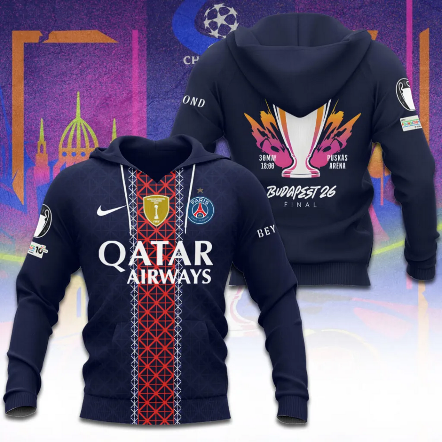 PSG x Champions League Final 2026 3D Apparel V DATND TANTD 080526